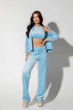 Plush Energy Plush Pants - Blue