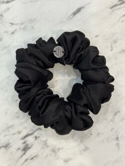 Black scrunchie - small