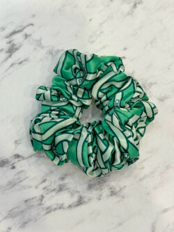 Over The Rainbow Small Scrunchie - Luxury Green