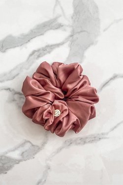 Rose Ash Scrunchie - Large