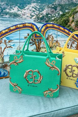 Alessa Rococo Bag - Green