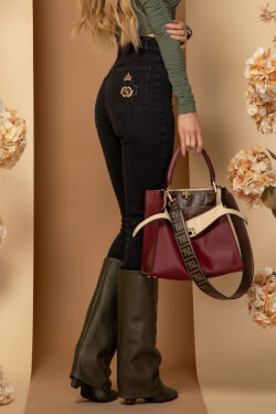 Luxury Classic Slim Fit Jeans - Black