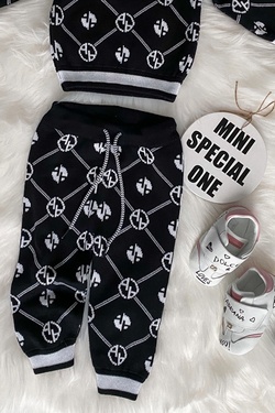 Alessa mini Religion Knit Pants - black