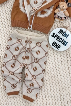 Alessa mini Religion Knit Pants - cream