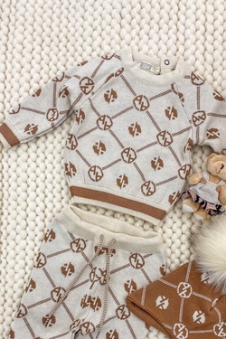 Alessa mini Religion Knit Blouse - cream