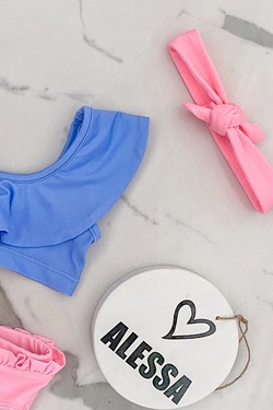 Eternal Sunshine mini Headband - Light Pink