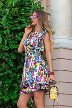 Insta Sensation Ruffles Dress