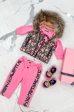 One More Hug Alessa Mini Pants - Pink