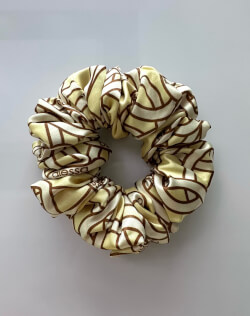 Over The Rainbow Small Scrunchie - Luxury Yellow