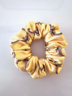 Alessa Rococo Scrunchie - Yellow Small