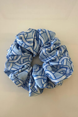 Over The Rainbow Big Scrunchie - Luxury Blue