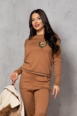 Elite Embrace Knit Pullover - Mocha