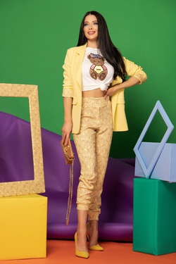Over The Rainbow Pants - Luxury Yellow