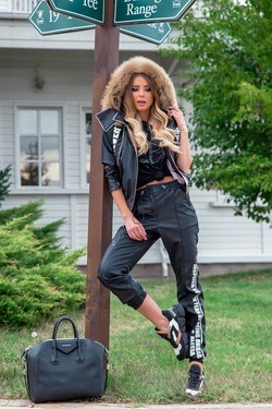 Treasure chest leather pants