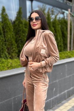 Candy Crush Plush Sweatshirt - Nude