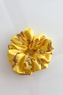 Alessa Rococo Scrunchie - Yellow Big