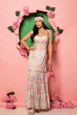Enchanting Euphoria Long Dress