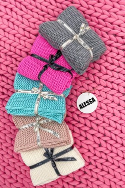 Alessa mini Blanket - grey