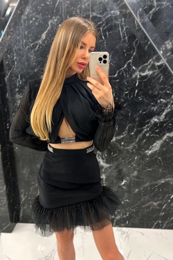 Hit The Dance Floor Skirt - Dark Crystal