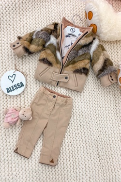 I’m into you Alessa mini Faux Fur Warm Coat