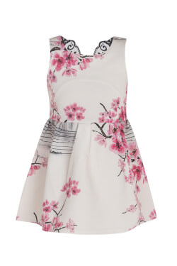 Girls pantheon print dress