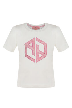 Sugar Rush Mini T-Shirt Made of Cotton - Ecru