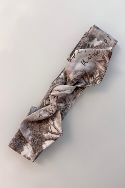 Trendsetter Icon Hair Ribbon - Grey