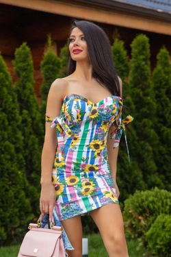 Keep on shining bodycon dress