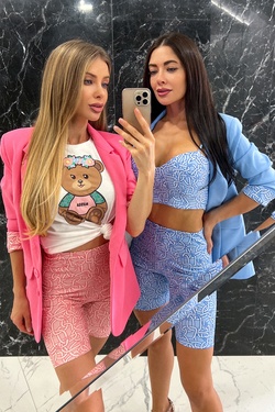 Top Score Leggings - Luxury Blue