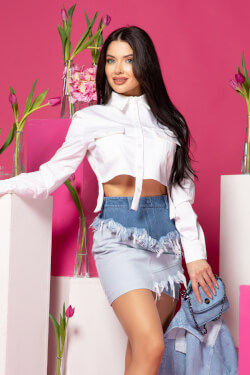 Envy Enigma Mini Bag - Blue denim