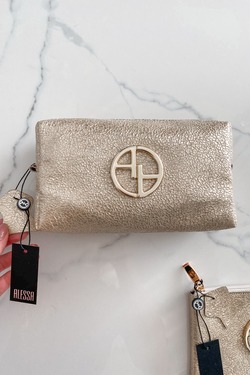 Gold Blink leather wallet - large