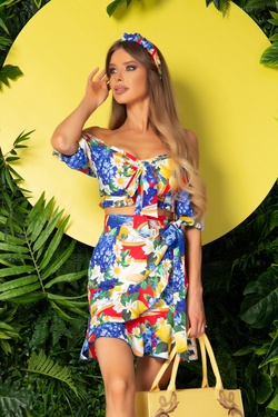 Paradise In Positano Ruffles Skirt