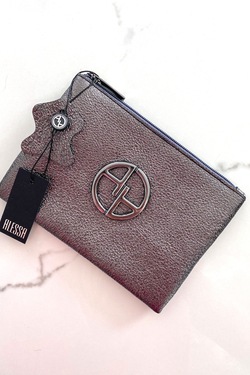 Graphite Leather Dressing Case - Small