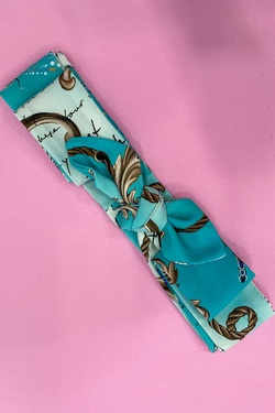 All I Want Is A Yacht Hairband - Aqua