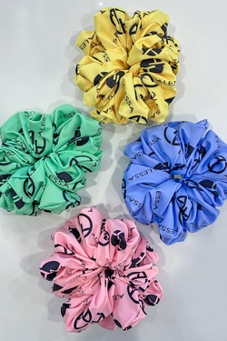 Alessa Religion Scrunchie Green - Big