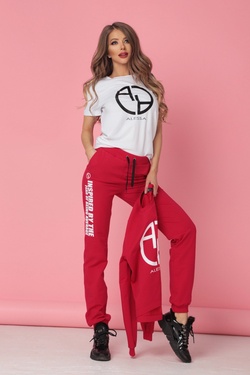 Keep your focus joggers - raspberry