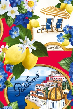 Paradise In Positano Towel