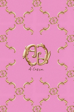 Alessa Rococo beach towel - Pink